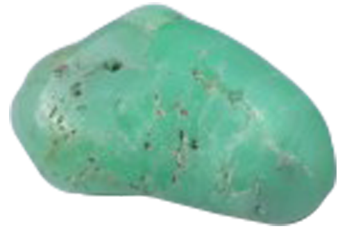 Belle pierre sédimentaire bleu turquoise