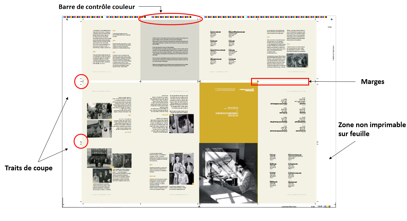 Les éléments techniques à respecter sur une feuille